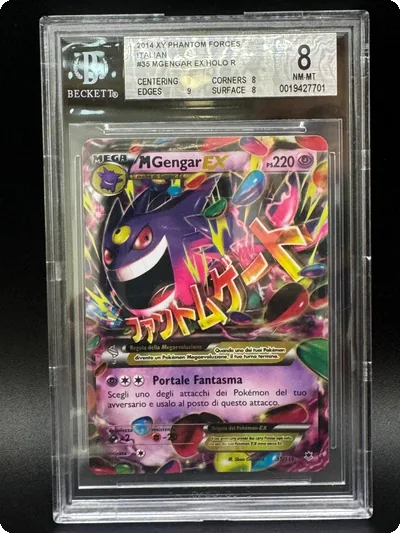 Pokèmon 2014 Mega Gengar EX Holo  35/119 Beckett 8 NM MT Nintendo Italiano