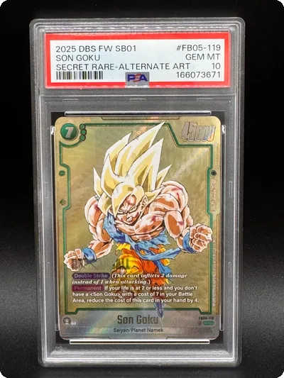 Dragon Ball 2025 Son Goku Fb05 PSA 10 Alternate Art English